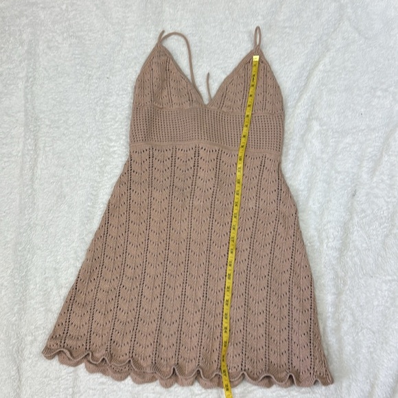 Reformation Junio open knit beach dress M - Picture 8 of 13